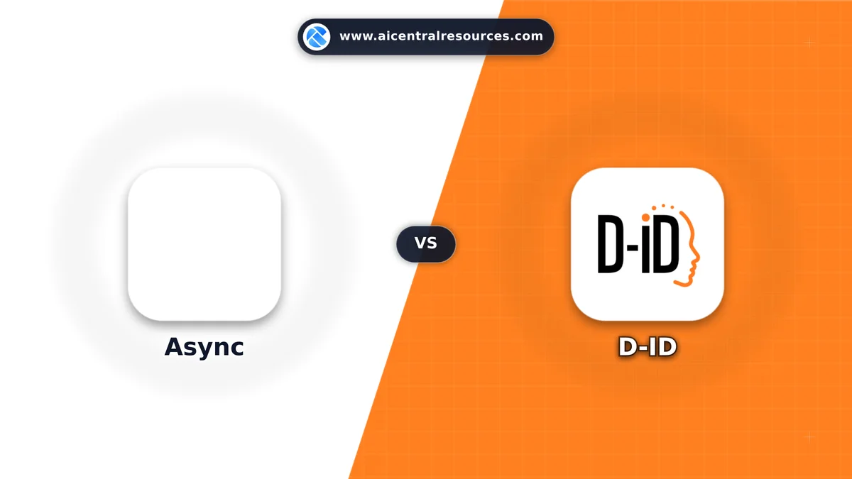 Async vs D-ID Comparison Battle Card - Features, Pricing & Review in AI Video Tools