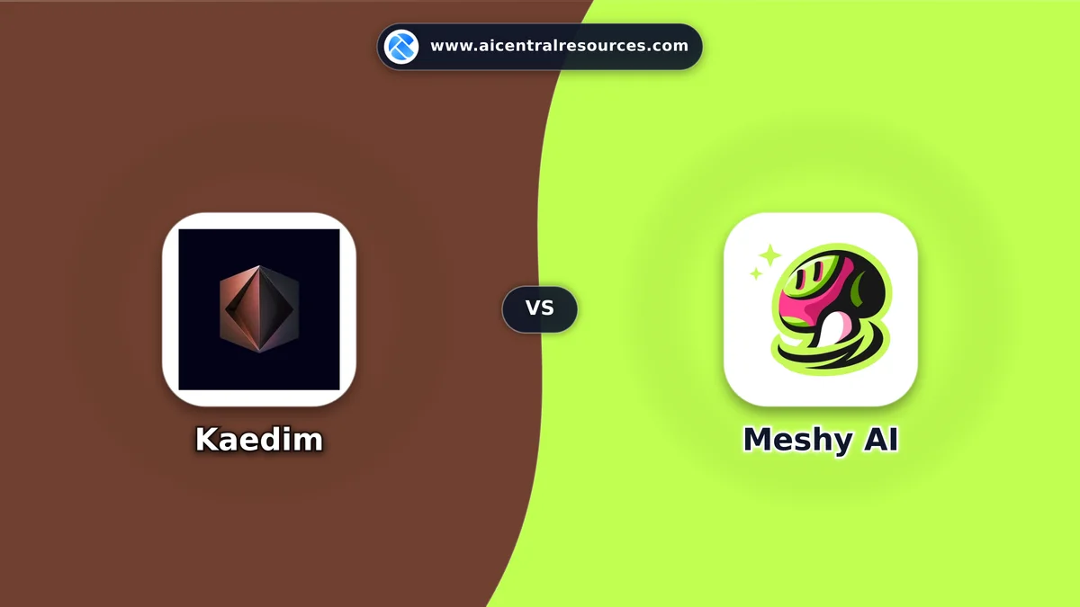 Kaedim vs Meshy AI Comparison Battle Card - Features, Pricing & Review in AI Image Generators
