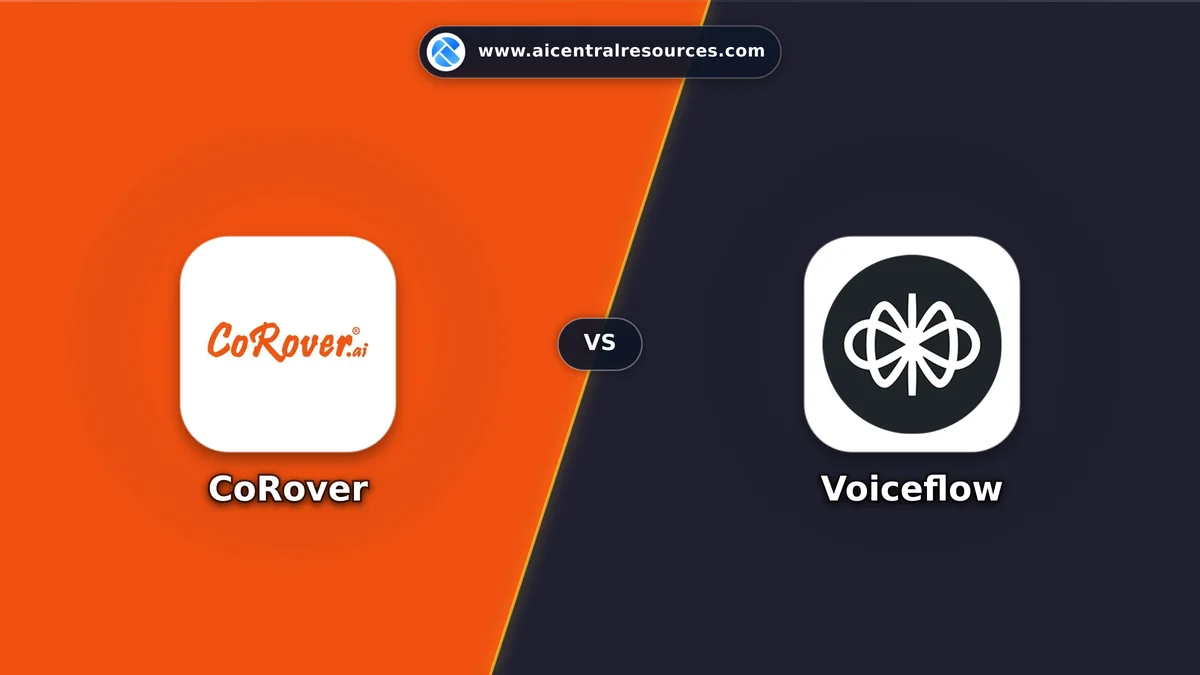 CoRover vs Voiceflow Comparison Battle Card - Features, Pricing & Review in AI Chatbots