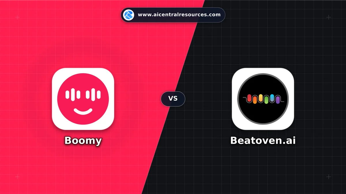 Compare Boomy vs Beatoven.ai - Features, Pricing & Performance Matrix Boomy vs Beatoven.ai Comparison Battle Card - Features, Pricing & Review in AI Audio & Music Tools