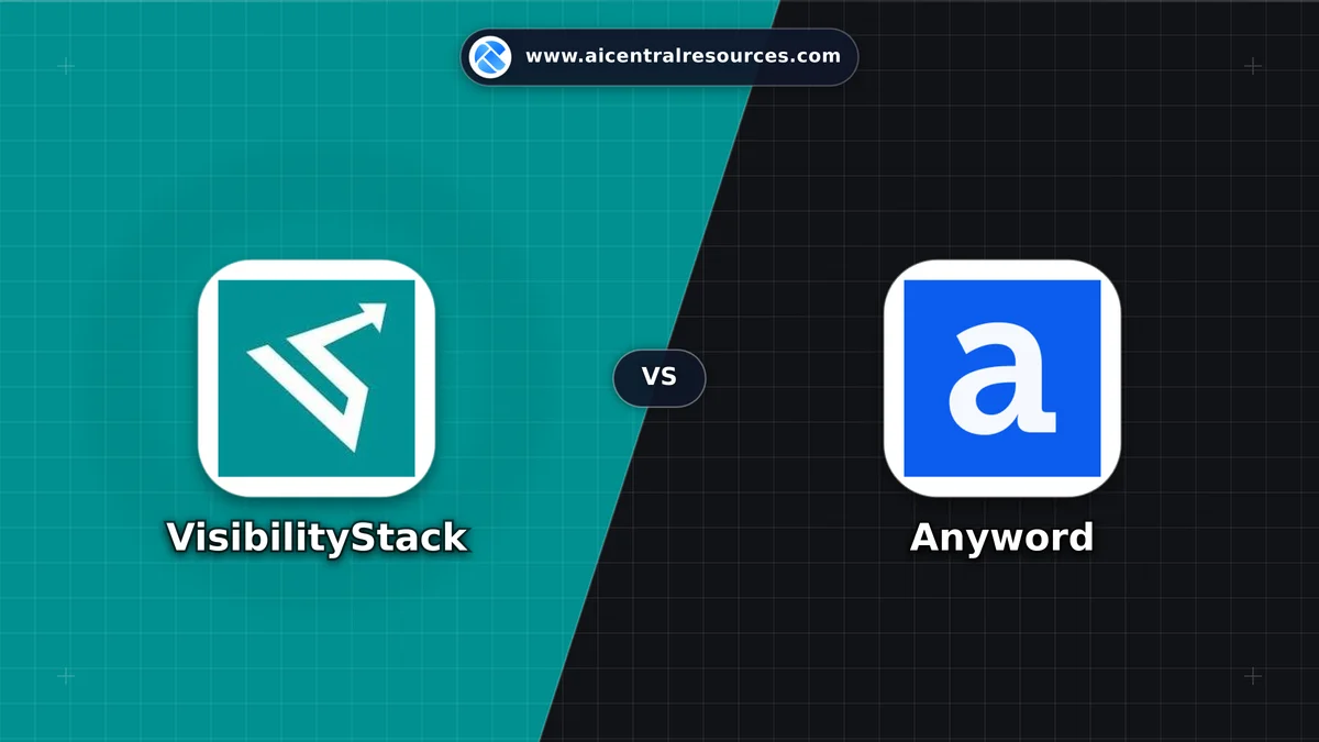 Compare VisibilityStack vs Anyword - Features, Pricing & Performance Matrix VisibilityStack vs Anyword Comparison Battle Card - Features, Pricing & Review in AI Marketing Tools