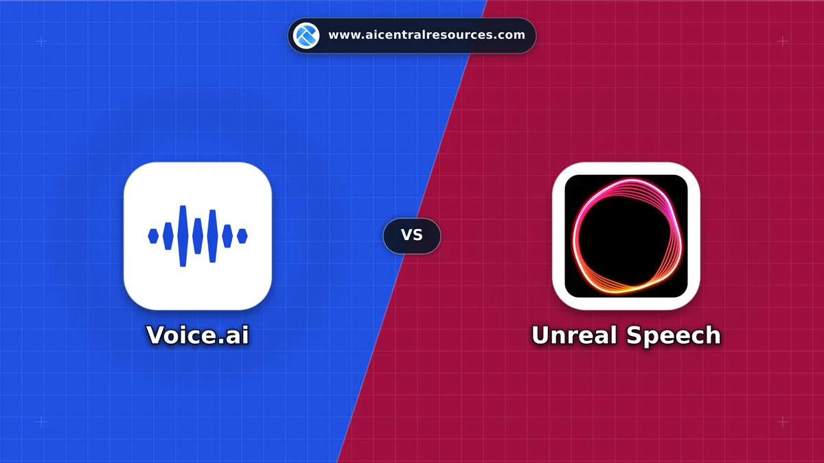 Compare Voice.ai vs Unreal Speech - Features, Pricing & Performance Matrix Voice.ai vs Unreal Speech Comparison Battle Card - Features, Pricing & Review in AI Audio & Music Tools