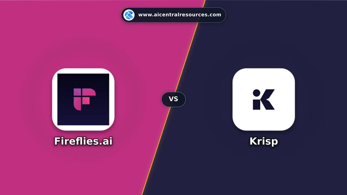 Compare Fireflies.ai vs Krisp - Features, Pricing & Performance Matrix Fireflies.ai vs Krisp Comparison Battle Card - Features, Pricing & Review in AI Productivity Tools