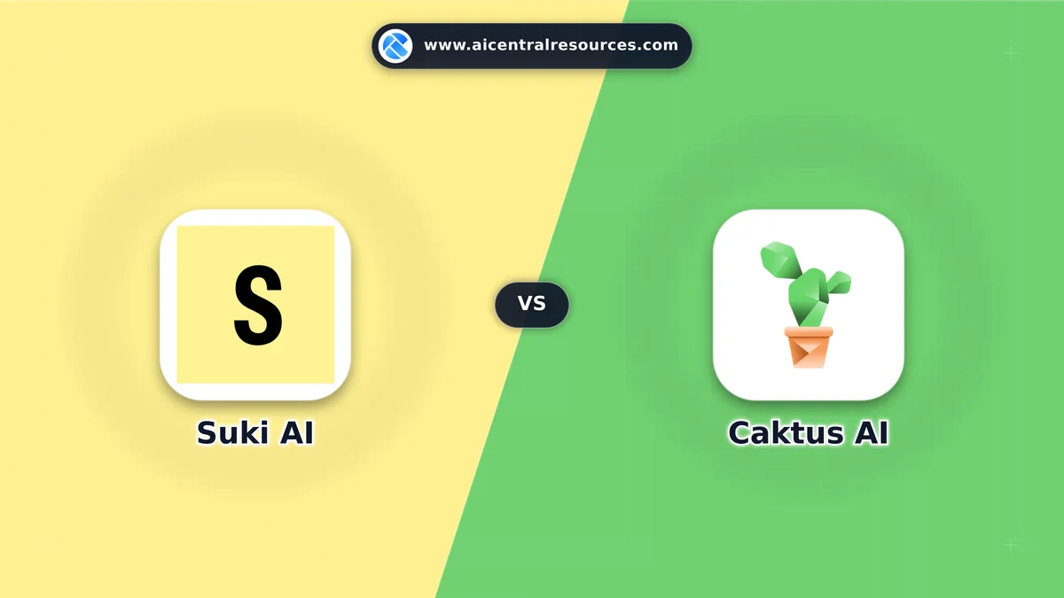 Suki AI vs Caktus AI Comparison Battle Card - Features, Pricing & Review in AI Audio & Music Tools