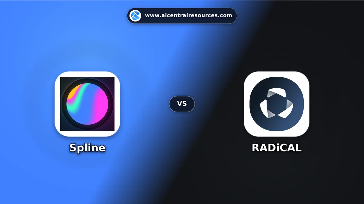 Compare Spline vs RADiCAL - Features, Pricing & Performance Matrix Spline vs RADiCAL Comparison Battle Card - Features, Pricing & Review in AI Design Tools