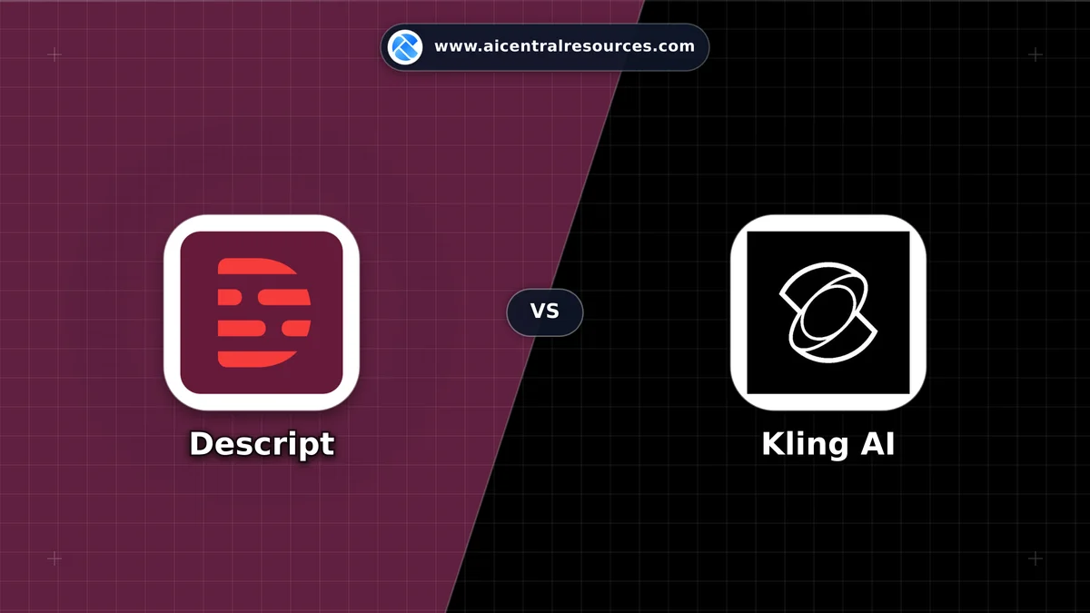 Compare Descript vs Kling AI - Features, Pricing & Performance Matrix Descript vs Kling AI Comparison Battle Card - Features, Pricing & Review in AI Video Tools