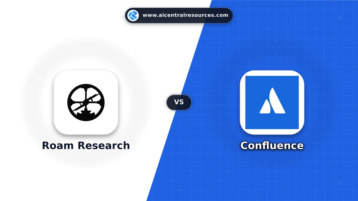 Compare Roam Research vs Confluence - Features, Pricing & Performance Matrix Roam Research vs Confluence Comparison Battle Card - Features, Pricing & Review in AI Writing Assistant Tools