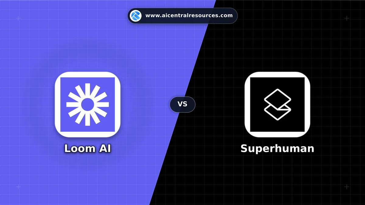 Compare Loom AI vs Superhuman - Features, Pricing & Performance Matrix Loom AI vs Superhuman Comparison Battle Card - Features, Pricing & Review in AI Productivity Tools