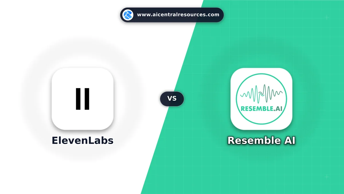Compare ElevenLabs vs Resemble AI - Features, Pricing & Performance Matrix ElevenLabs vs Resemble AI Comparison Battle Card - Features, Pricing & Review in AI Audio & Music Tools