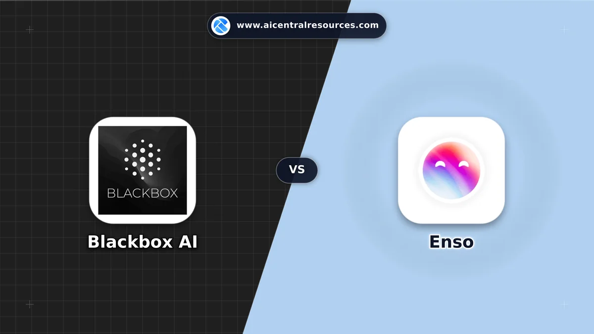 Compare Blackbox AI vs Enso - Features, Pricing & Performance Matrix Blackbox AI vs Enso Comparison Battle Card - Features, Pricing & Review in AI Coding Assistants