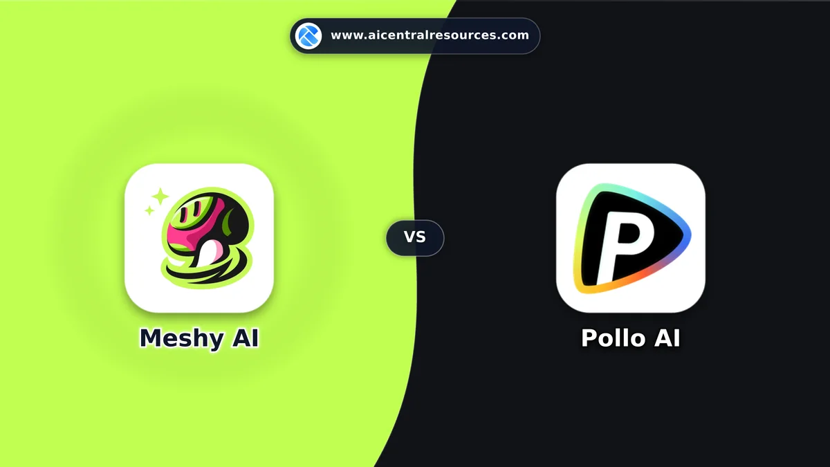Meshy AI vs Pollo AI Comparison Battle Card - Features, Pricing & Review in AI E-commerce Tools