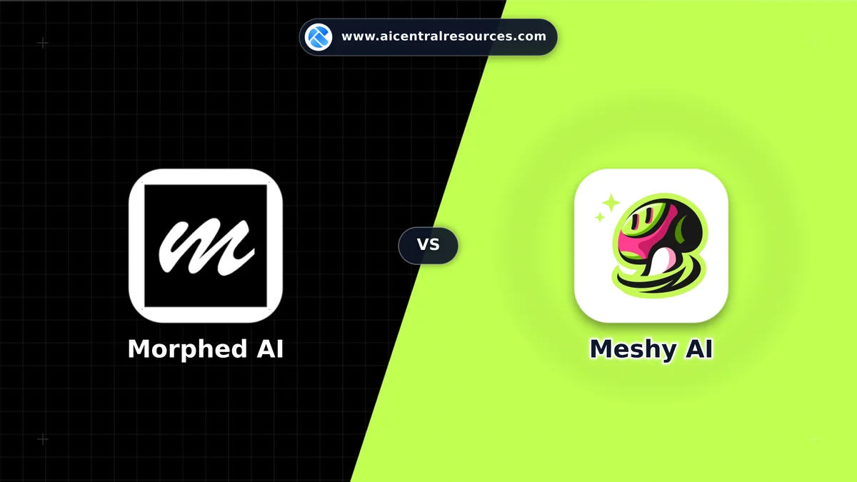 Morphed AI vs Meshy AI Comparison Battle Card - Features, Pricing & Review in AI E-commerce Tools