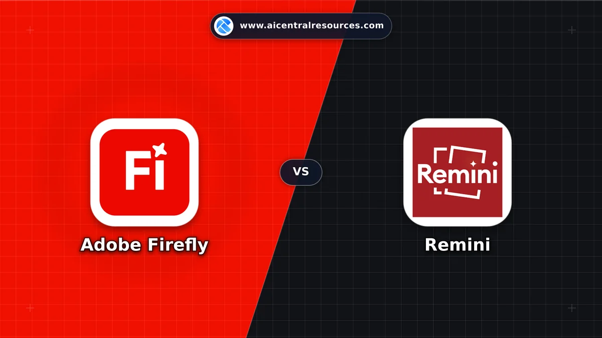 Compare Adobe Firefly vs Remini - Features, Pricing & Performance Matrix Adobe Firefly vs Remini Comparison Battle Card - Features, Pricing & Review in AI Design Tools