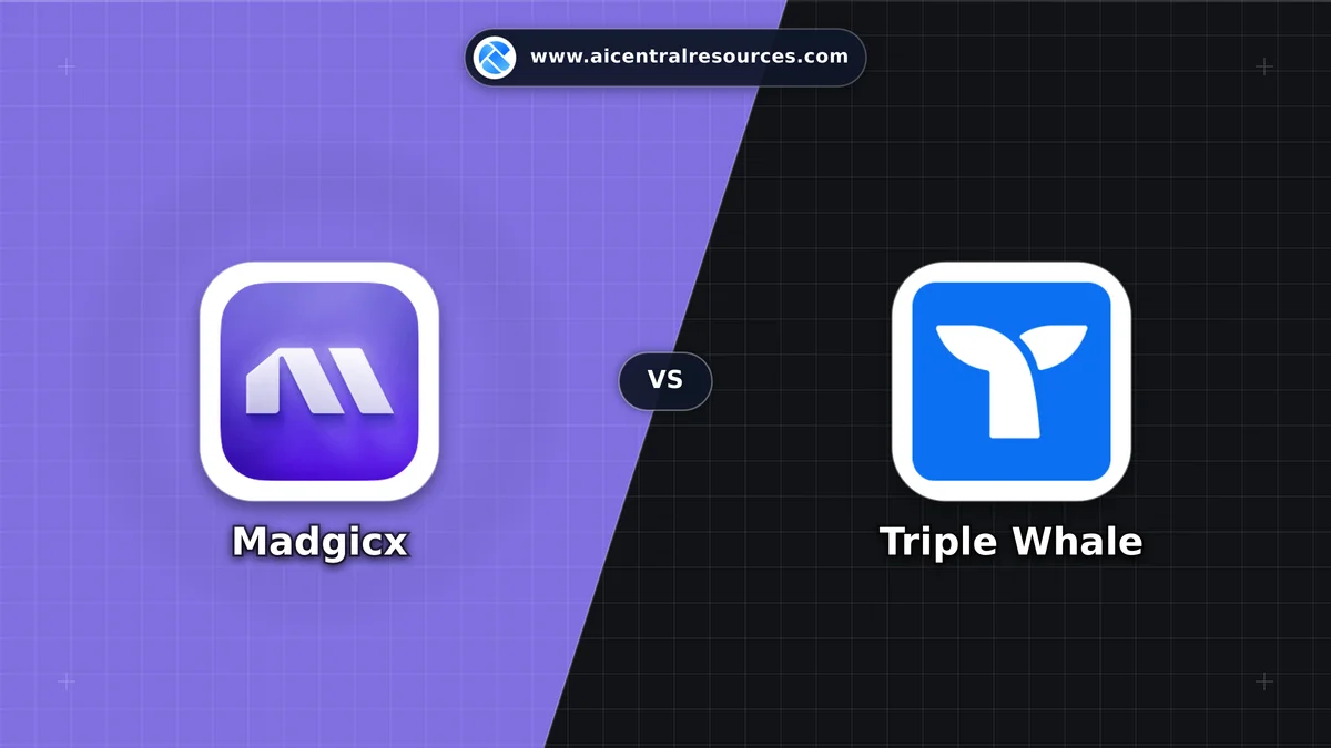 Compare Madgicx vs Triple Whale - In-Depth Feature Matrix, Pricing & Ratings Madgicx vs Triple Whale Comparison Battle Card: Features, Pricing & Performance Matrix in AI Marketing Tools