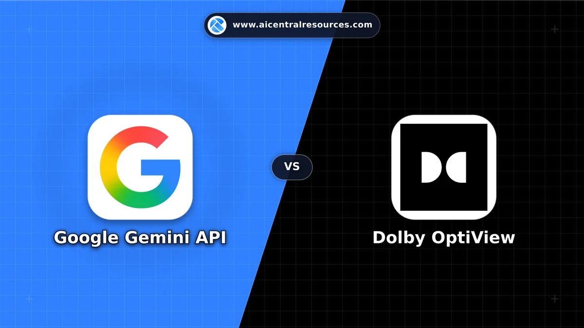Google Gemini API vs Dolby OptiView Comparison Battle Card - Features, Pricing & Review in AI Developer APIs & Platforms