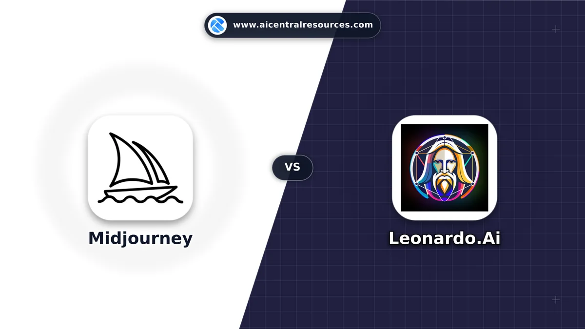 Midjourney vs Leonardo.Ai Comparison Battle Card - Features, Pricing & Review in AI Image Generators