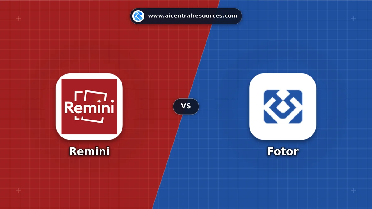 Compare Remini vs Fotor - In-Depth Feature Matrix, Pricing & Ratings Remini vs Fotor Comparison Battle Card: Features, Pricing & Performance Matrix in AI Video Tools