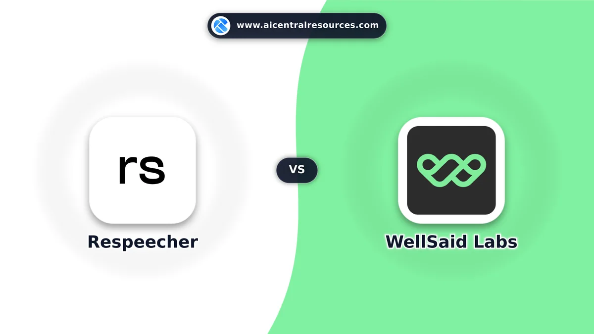 Respeecher vs WellSaid Labs Comparison Battle Card - Features, Pricing & Review in AI Audio & Music Tools