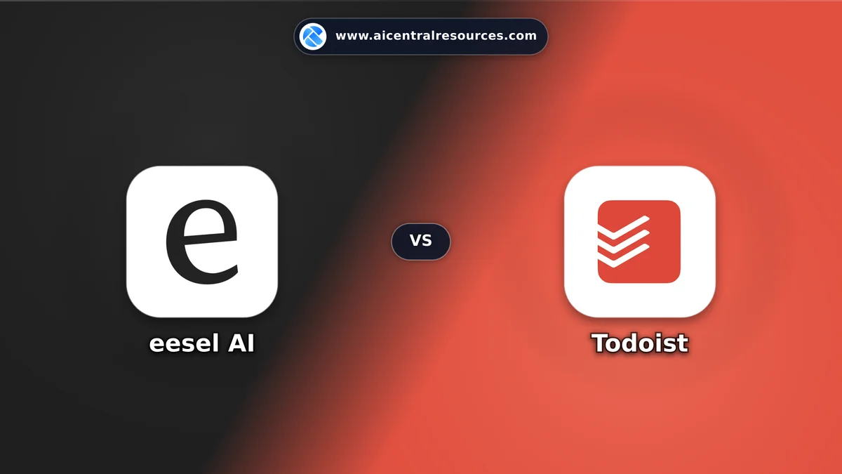 Compare eesel AI vs Todoist - In-Depth Feature Matrix, Pricing & Ratings eesel AI vs Todoist Comparison Battle Card: Features, Pricing & Performance Matrix in AI Writing Assistant Tools