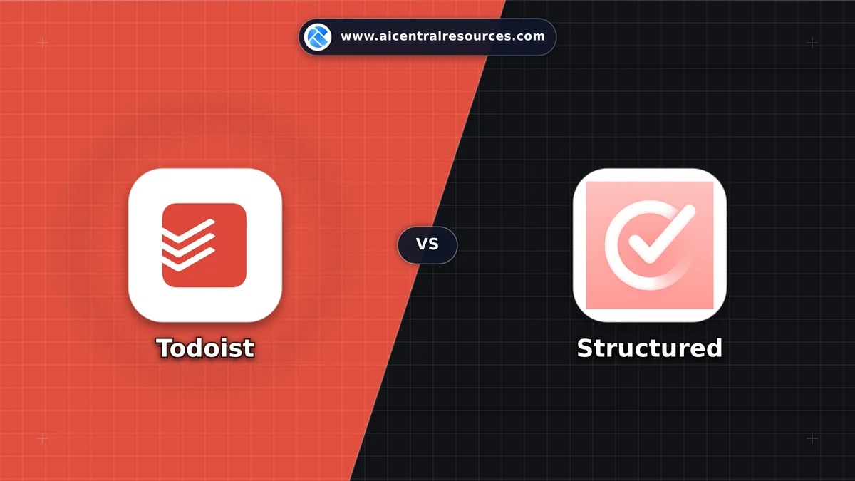 Compare Todoist vs Structured - Features, Pricing & Performance Matrix Todoist vs Structured Comparison Battle Card - Features, Pricing & Review in AI Productivity Tools