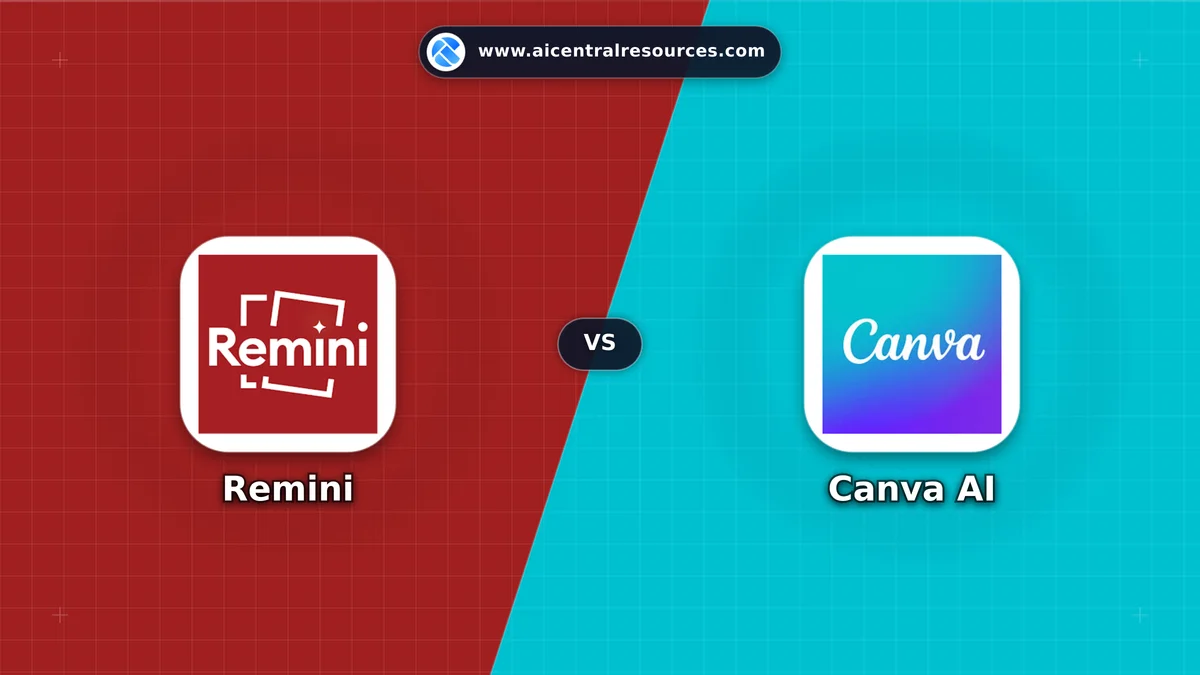 Remini vs Canva AI Comparison Battle Card - Features, Pricing & Review in AI Image Generators