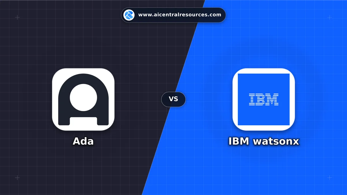 Compare Ada vs IBM watsonx - Features, Pricing & Performance Matrix Ada vs IBM watsonx Comparison Battle Card - Features, Pricing & Review in AI Developer APIs & Platforms