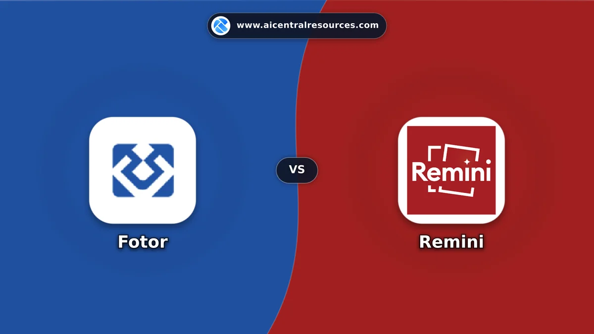 Fotor vs Remini Comparison Battle Card - Features, Pricing & Review in AI Image Generators