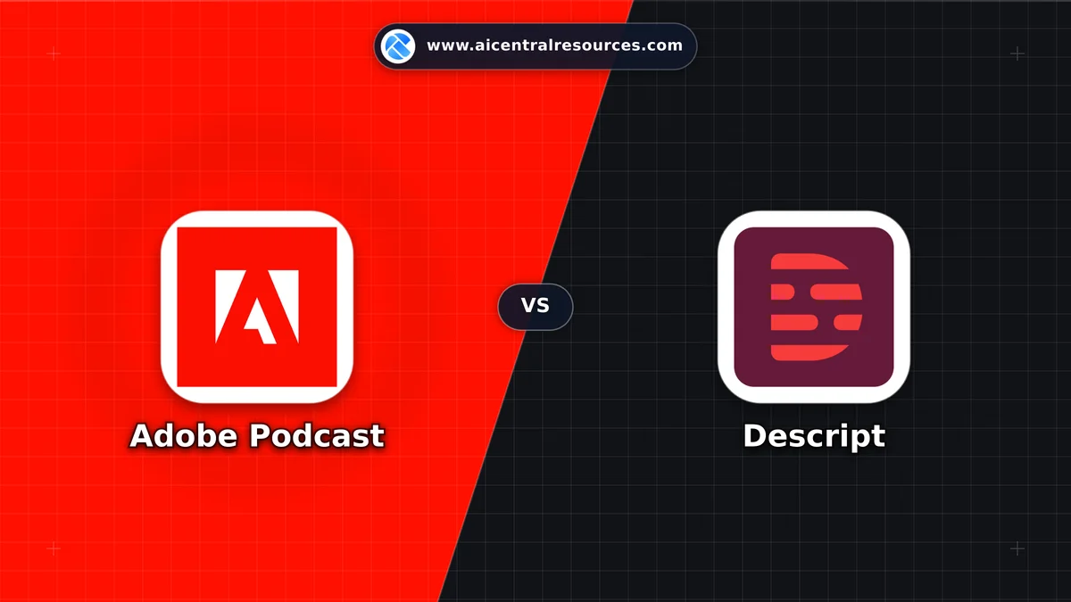 Compare Adobe Podcast vs Descript - In-Depth Feature Matrix, Pricing & Ratings Adobe Podcast vs Descript Comparison Battle Card: Features, Pricing & Performance Matrix in AI Video Tools