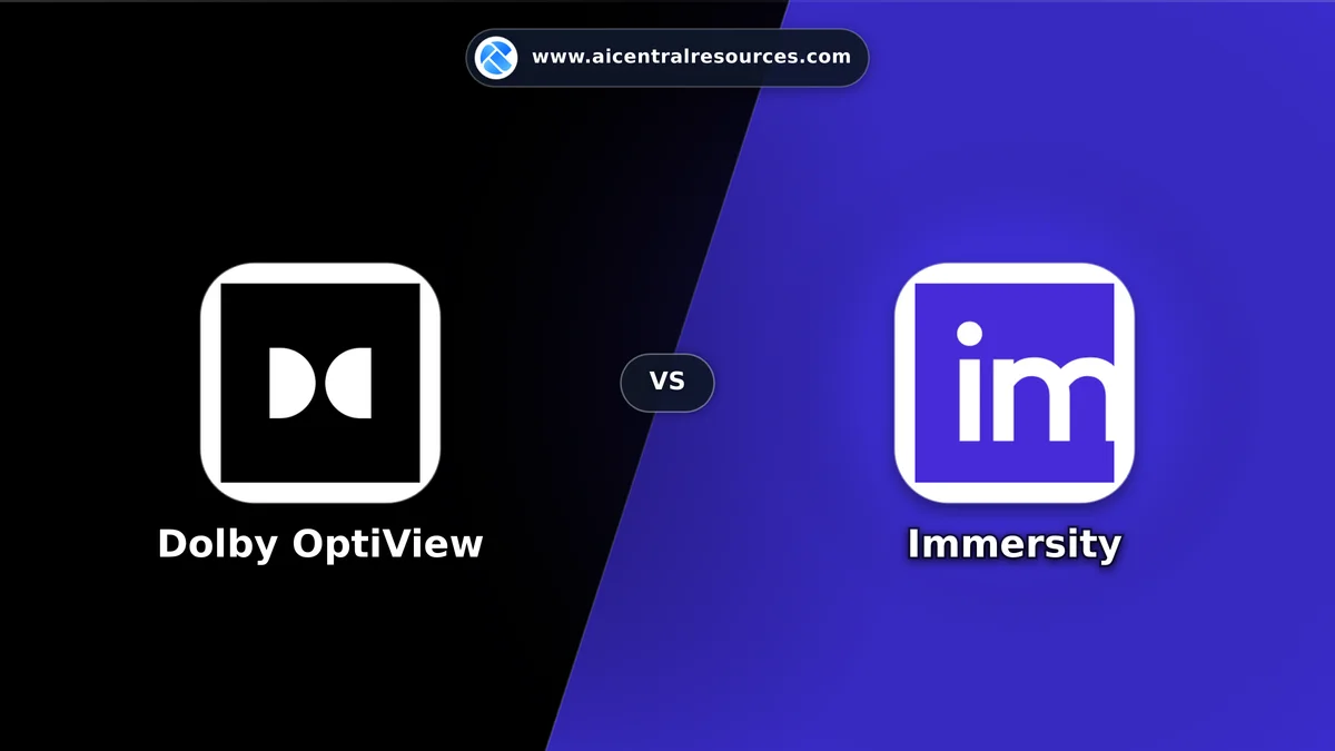 Dolby OptiView vs Immersity Comparison Battle Card - Features, Pricing & Review in AI Video Tools
