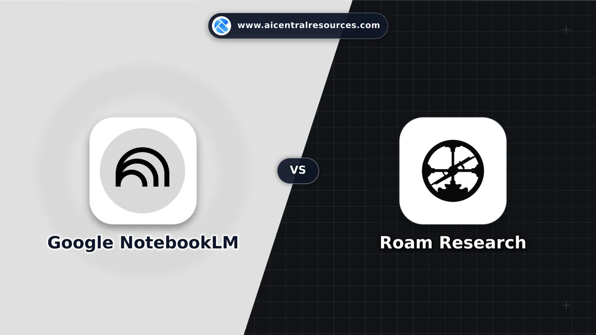 Compare Google NotebookLM vs Roam Research - Features, Pricing & Performance Matrix Google NotebookLM vs Roam Research Comparison Battle Card - Features, Pricing & Review in AI Productivity Tools