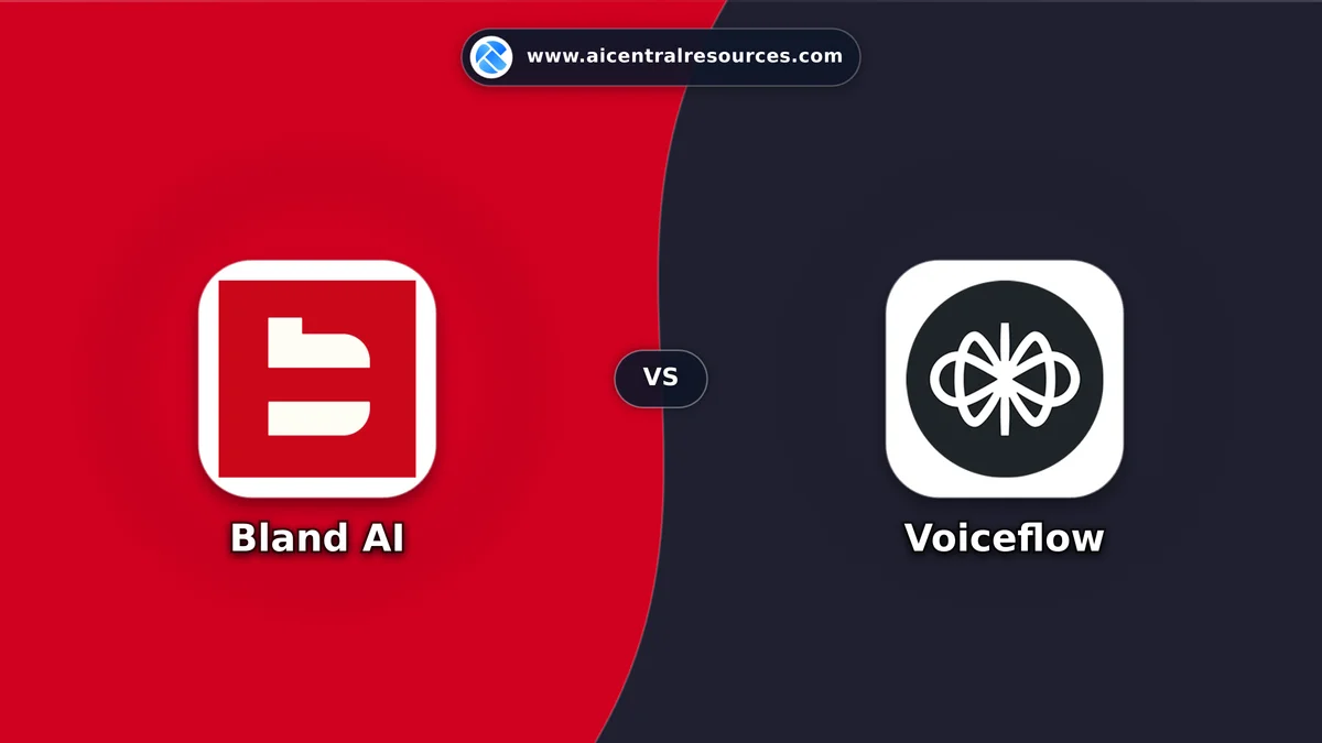 Bland AI vs Voiceflow Comparison Battle Card - Features, Pricing & Review in AI Chatbots