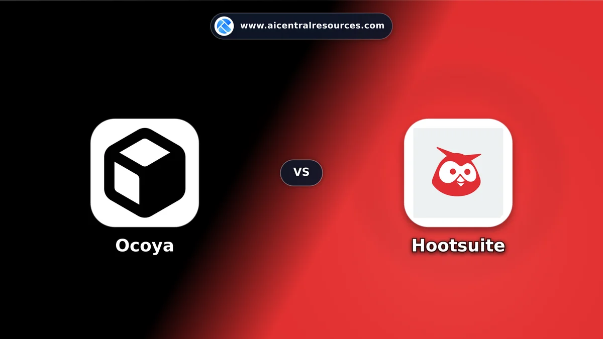 Ocoya vs Hootsuite Comparison Battle Card - Features, Pricing & Review in AI Marketing Tools