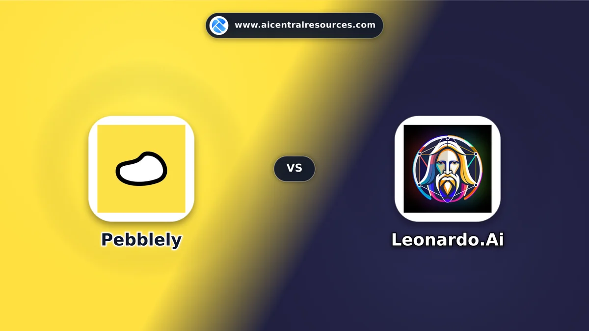 Compare Pebblely vs Leonardo.Ai - Features, Pricing & Performance Matrix Pebblely vs Leonardo.Ai Comparison Battle Card - Features, Pricing & Review in AI E-commerce Tools