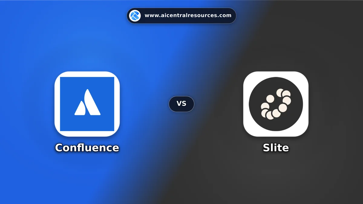 Compare Confluence vs Slite - Features, Pricing & Performance Matrix Confluence vs Slite Comparison Battle Card - Features, Pricing & Review in AI Productivity Tools