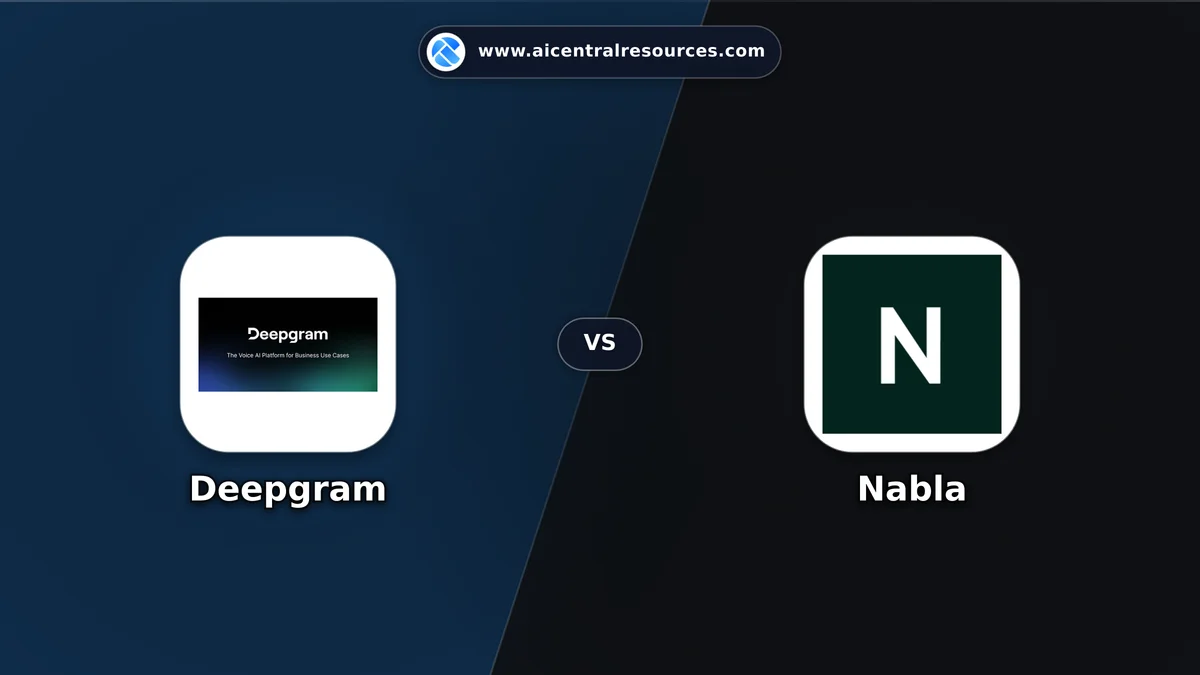 Deepgram vs Nabla Comparison Battle Card - Features, Pricing & Review in AI Audio & Music Tools