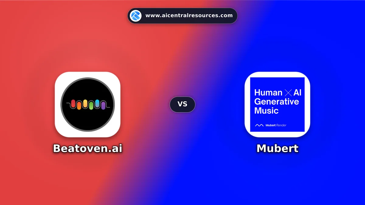 Compare Beatoven.ai vs Mubert - Features, Pricing & Performance Matrix Beatoven.ai vs Mubert Comparison Battle Card - Features, Pricing & Review in AI Audio & Music Tools