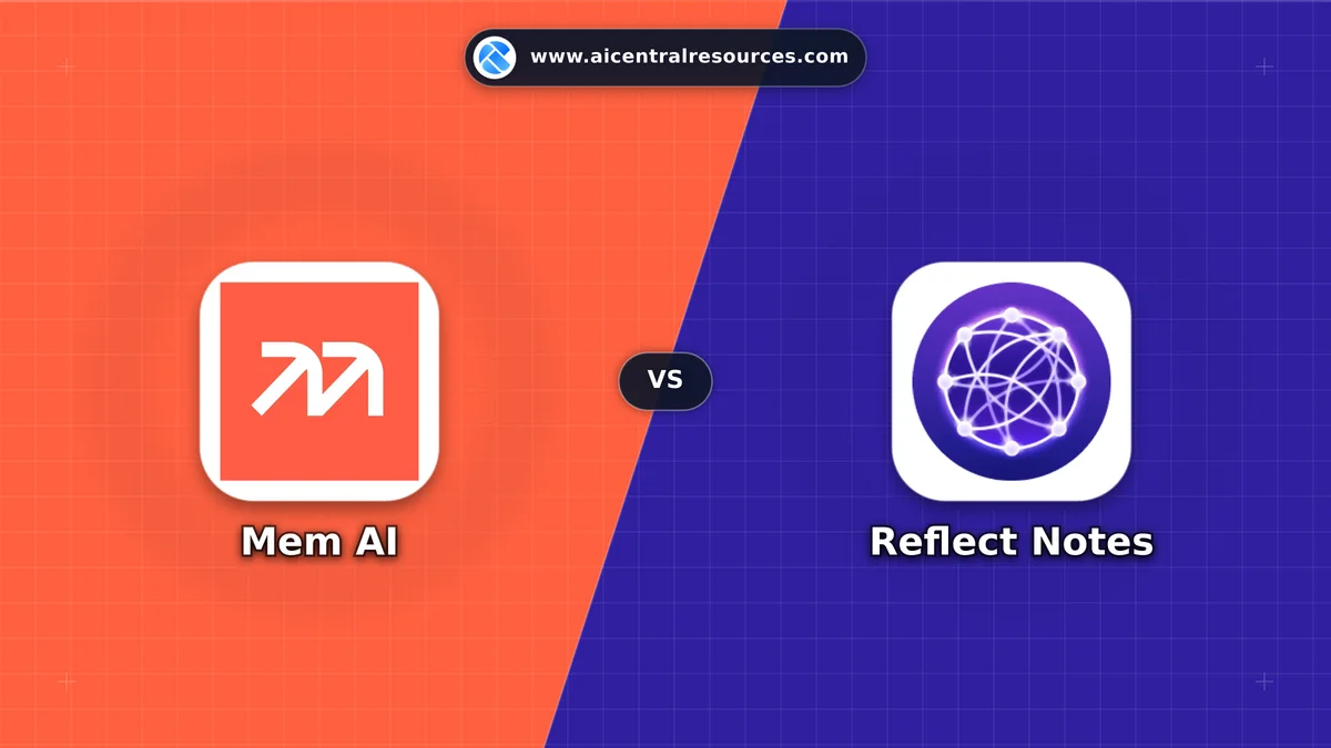 Mem AI vs Reflect Notes Comparison Battle Card: Features, Pricing & Performance Matrix in AI Productivity Tools