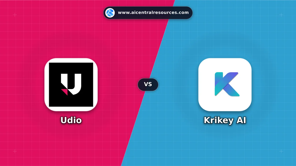 Udio vs Krikey AI Comparison Battle Card - Features, Pricing & Review in AI Audio & Music Tools