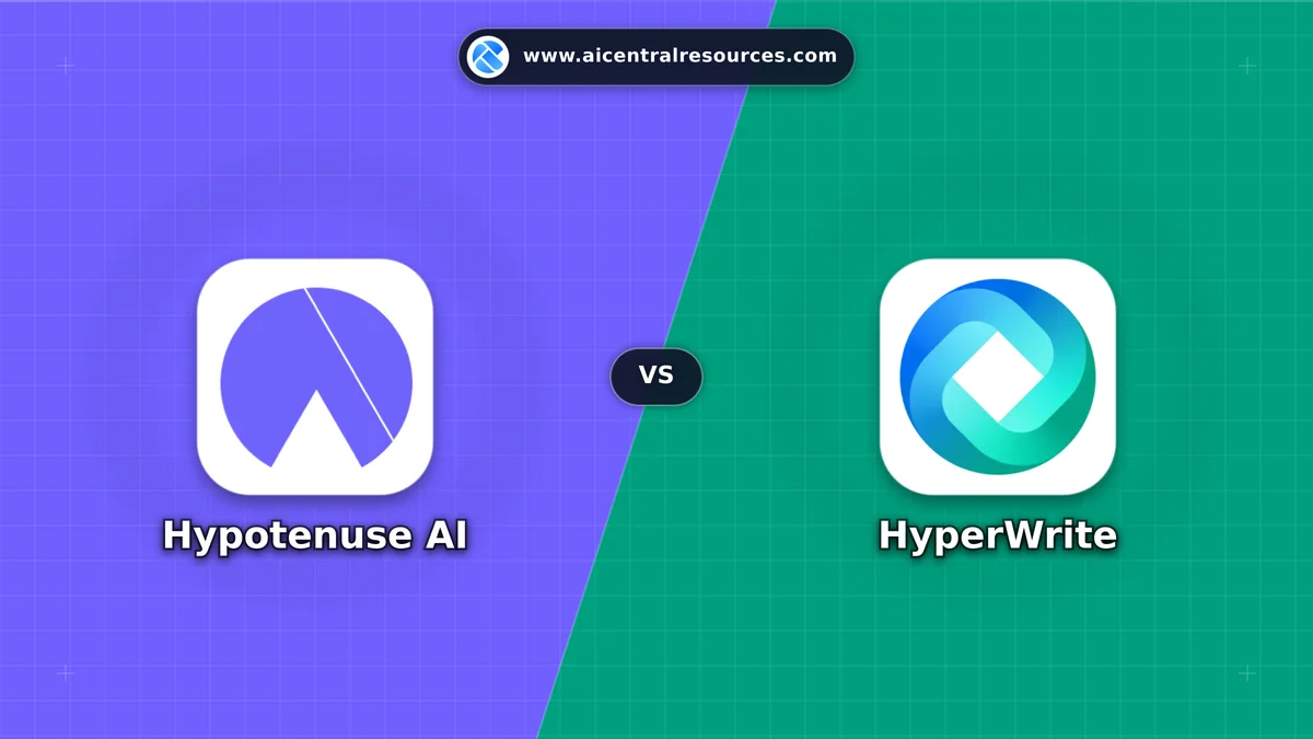 Hypotenuse AI vs HyperWrite Comparison Battle Card - Features, Pricing & Review in AI Copywriting Tools