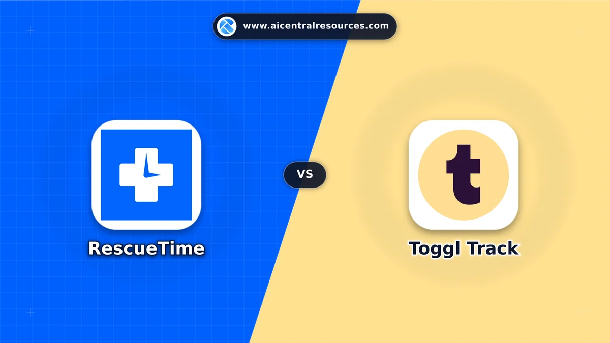 RescueTime vs Toggl Track Comparison Battle Card: Features, Pricing & Performance Matrix in AI Productivity Tools