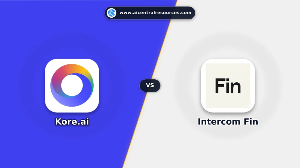 Kore.ai vs Intercom Fin Comparison Battle Card - Features, Pricing & Review in AI Chatbots