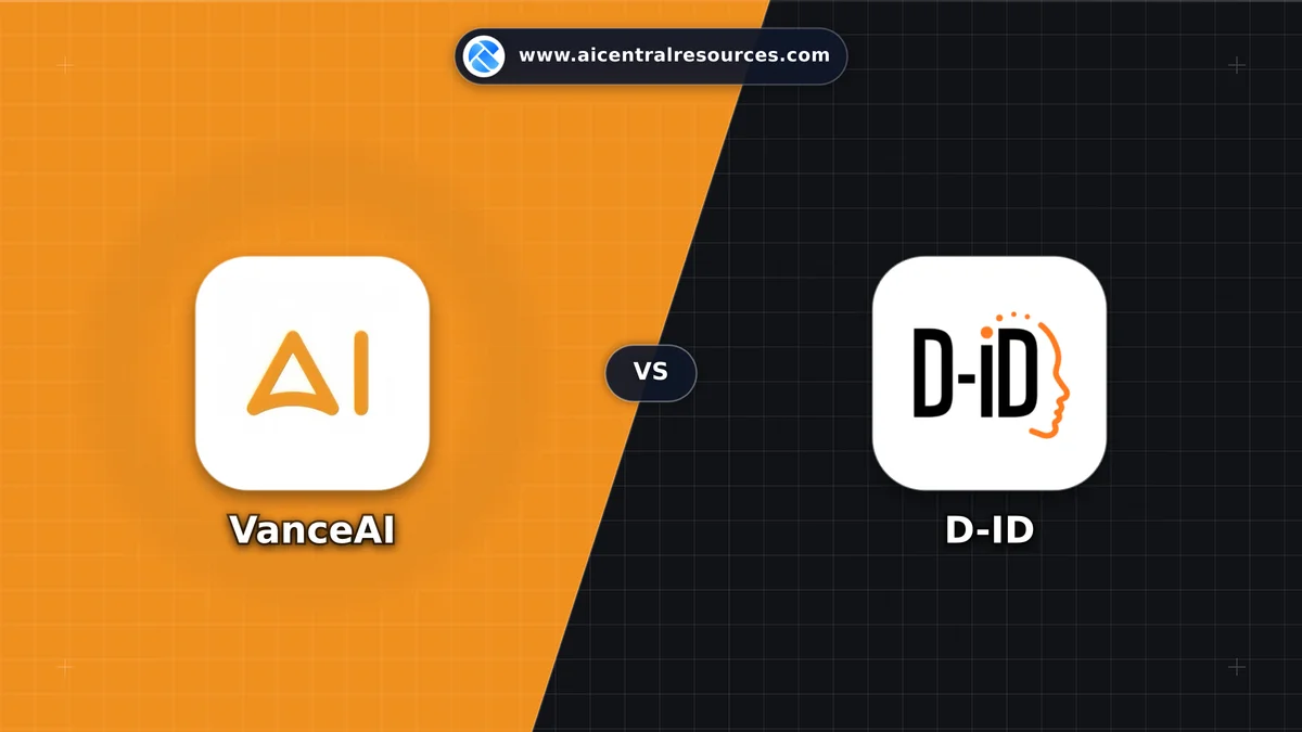 Compare VanceAI vs D-ID - Features, Pricing & Performance Matrix VanceAI vs D-ID Comparison Battle Card - Features, Pricing & Review in AI Image Generators