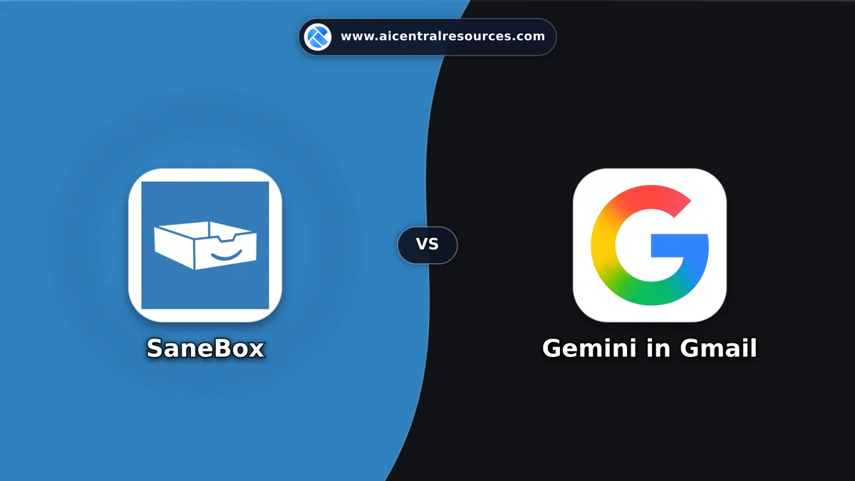 Compare SaneBox vs Gemini in Gmail - In-Depth Feature Matrix, Pricing & Ratings SaneBox vs Gemini in Gmail Comparison Battle Card: Features, Pricing & Performance Matrix in AI Productivity Tools