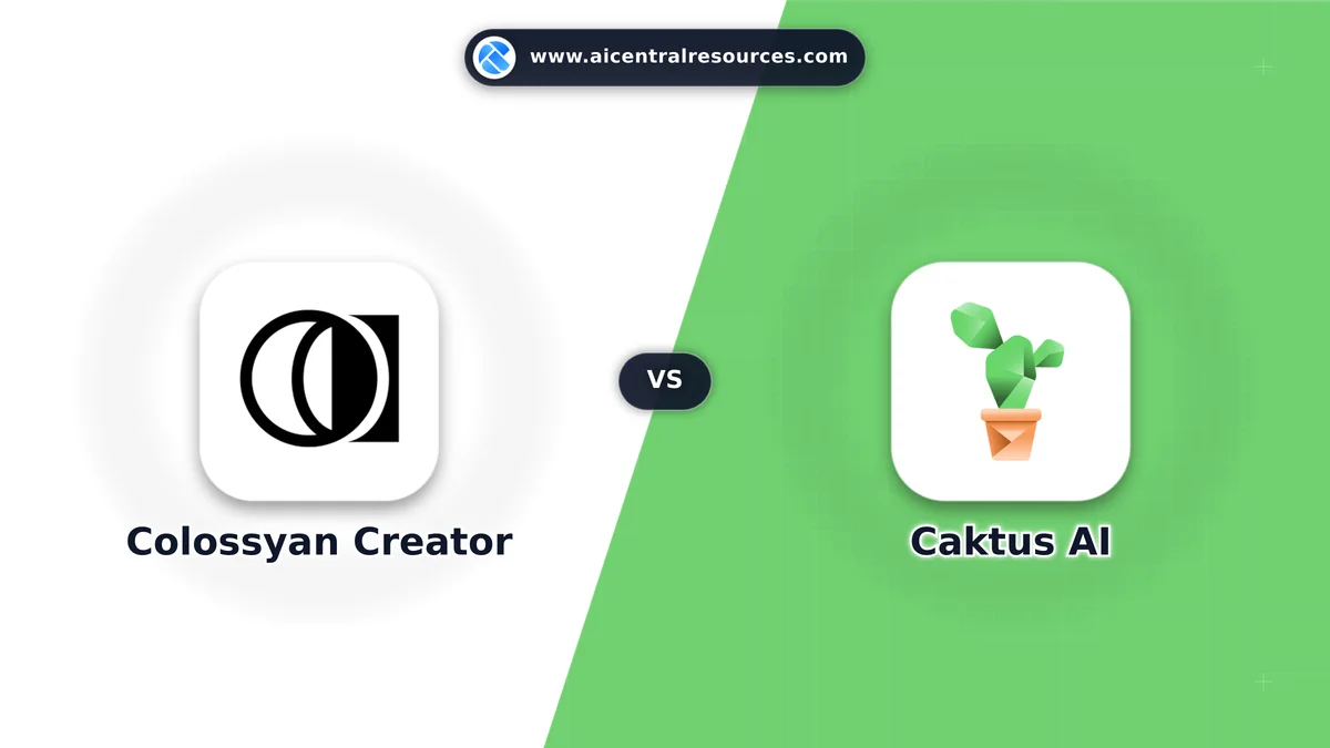 Compare Colossyan Creator vs Caktus AI - Features, Pricing & Performance Matrix Colossyan Creator vs Caktus AI Comparison Battle Card - Features, Pricing & Review in AI Gaming & Entertainment