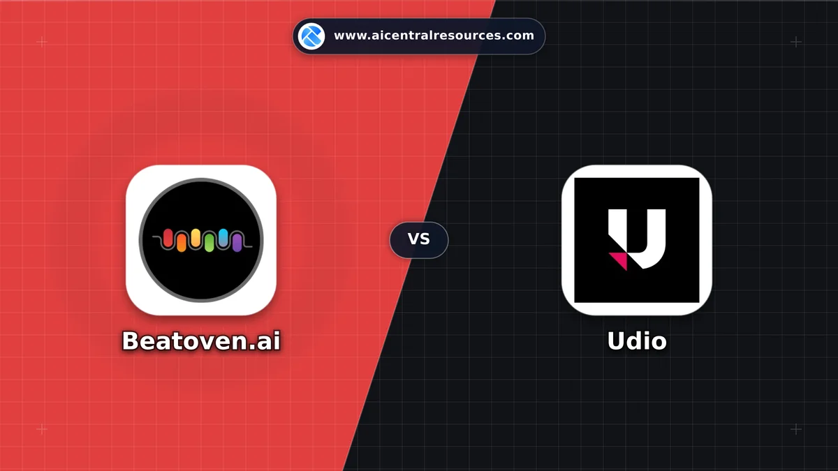 Compare Beatoven.ai vs Udio - Features, Pricing & Performance Matrix Beatoven.ai vs Udio Comparison Battle Card - Features, Pricing & Review in AI Audio & Music Tools