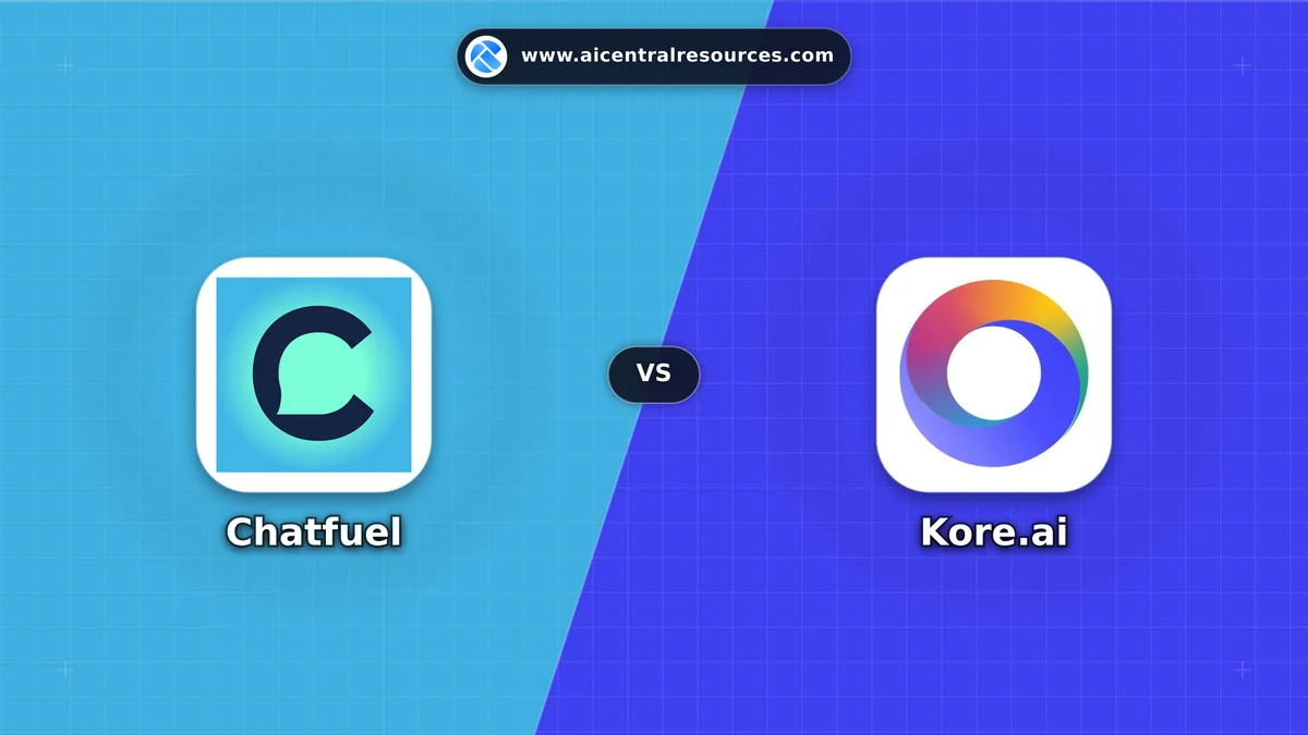 Chatfuel vs Kore.ai Comparison Battle Card - Features, Pricing & Review in AI Chatbots
