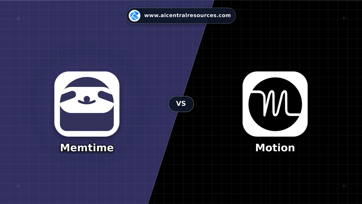 Compare Memtime vs Motion - In-Depth Feature Matrix, Pricing & Ratings Memtime vs Motion Comparison Battle Card: Features, Pricing & Performance Matrix in AI Productivity Tools