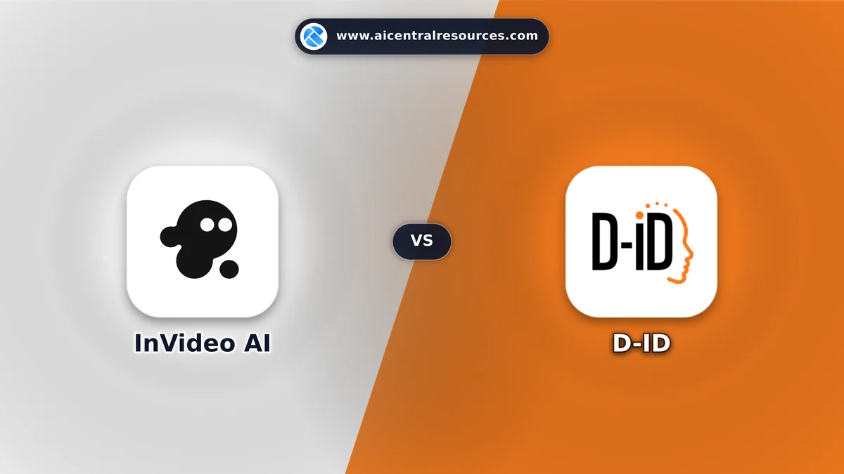 Compare InVideo AI vs D-ID - Features, Pricing & Performance Matrix InVideo AI vs D-ID Comparison Battle Card - Features, Pricing & Review in AI Video Tools