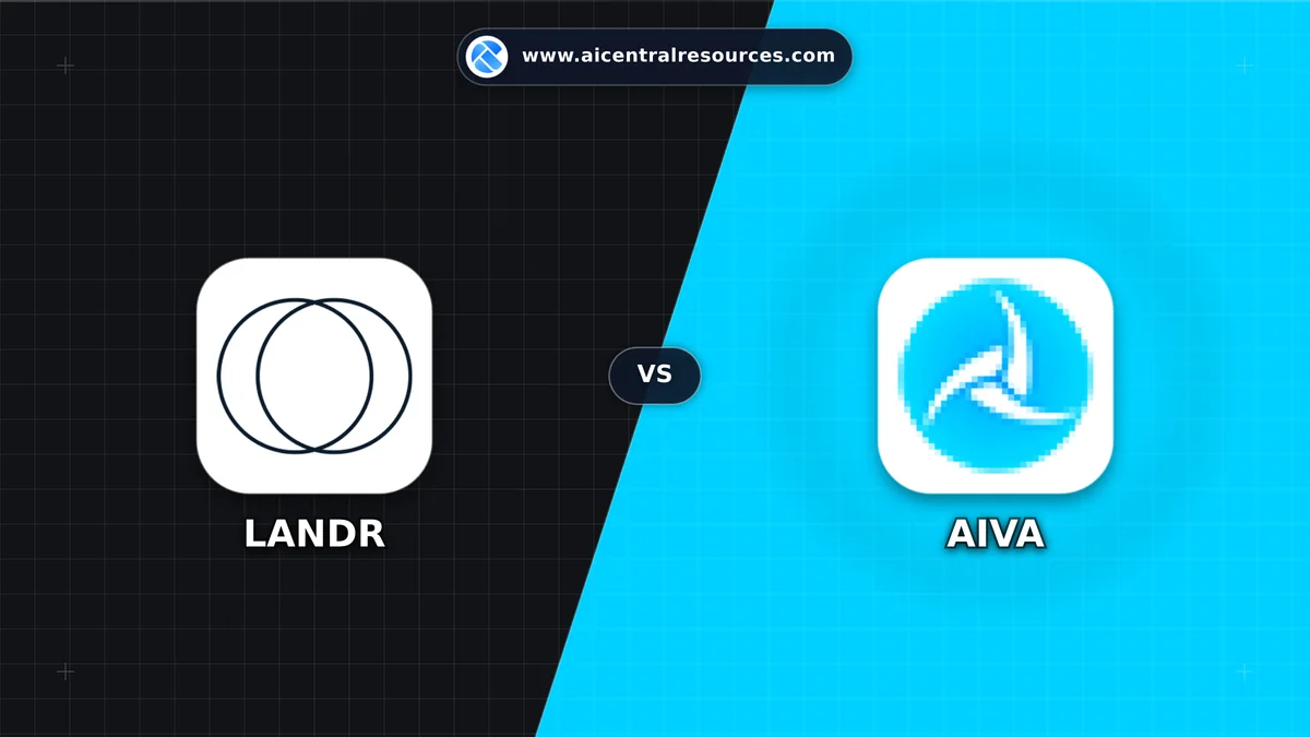 Compare LANDR vs AIVA - Features, Pricing & Performance Matrix LANDR vs AIVA Comparison Battle Card - Features, Pricing & Review in AI Audio & Music Tools
