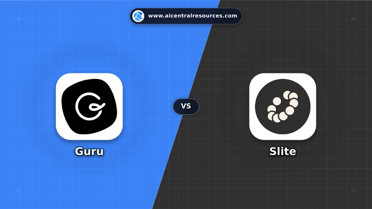 Compare Guru vs Slite - Features, Pricing & Performance Matrix Guru vs Slite Comparison Battle Card - Features, Pricing & Review in AI Productivity Tools